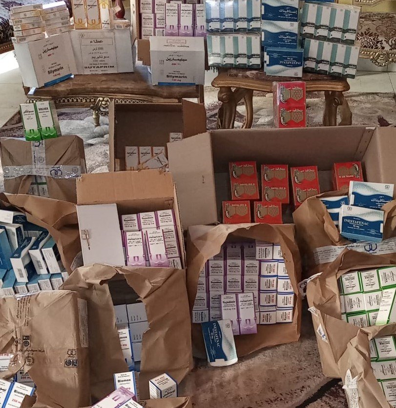 قافلة طبية جديدة لتوزيع العلاج بالمجان